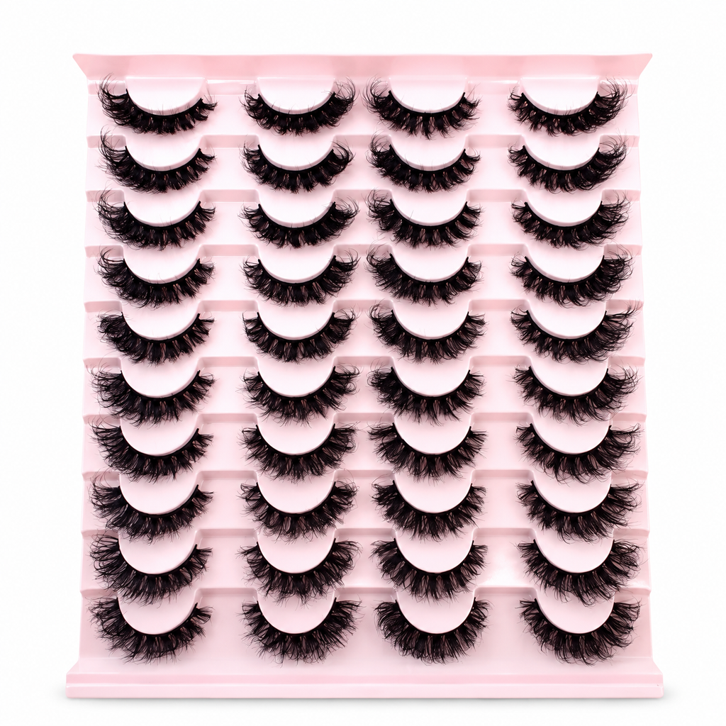 20 Pairs of 3D Fluffy Lashes