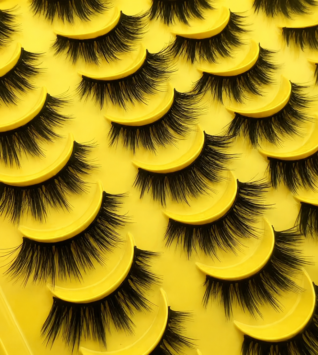 20 pair of short front and long back Eyelashes